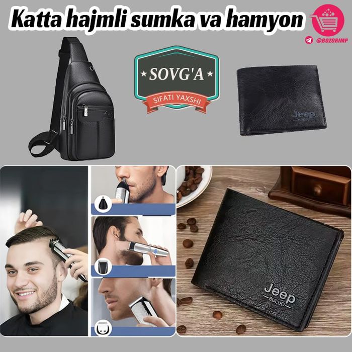 Koʻp funktsiyali erkaklar uchun elektron soqol olgich