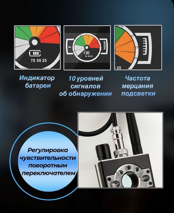 Апарат для поиска камер видео наблюдения