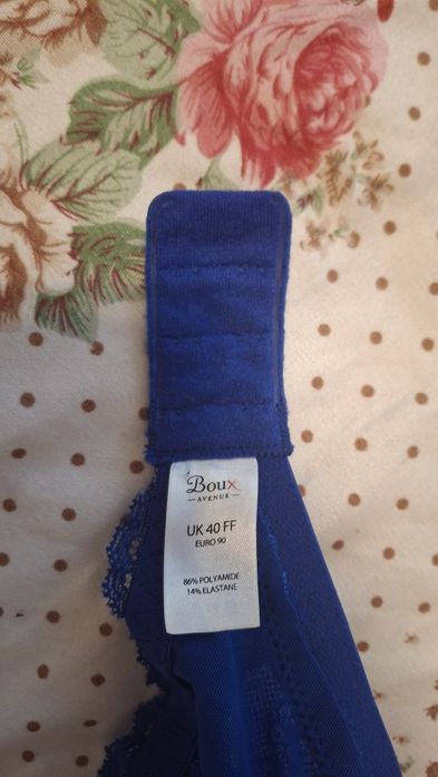 Sutien albastru cupe mari Boux Avenue 40 cupa F