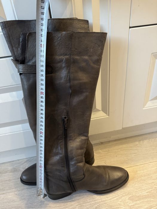 Дамски ботуши от естествена кожа