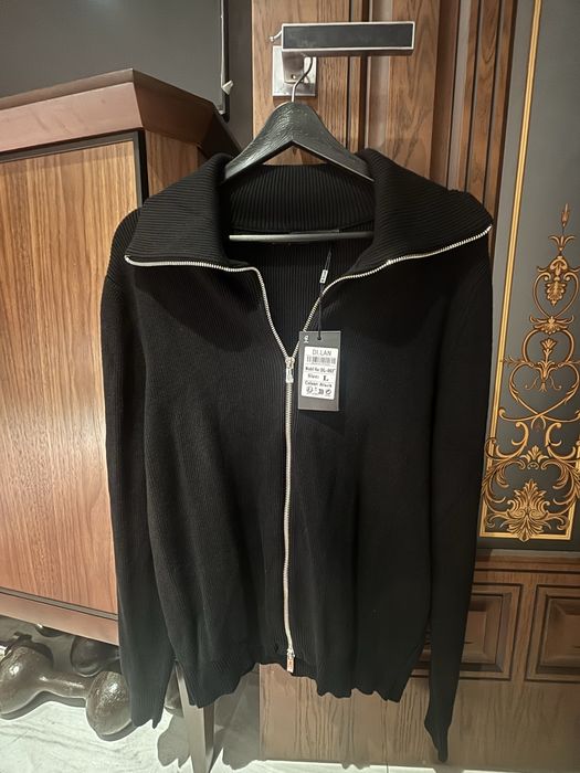Черный кардиган