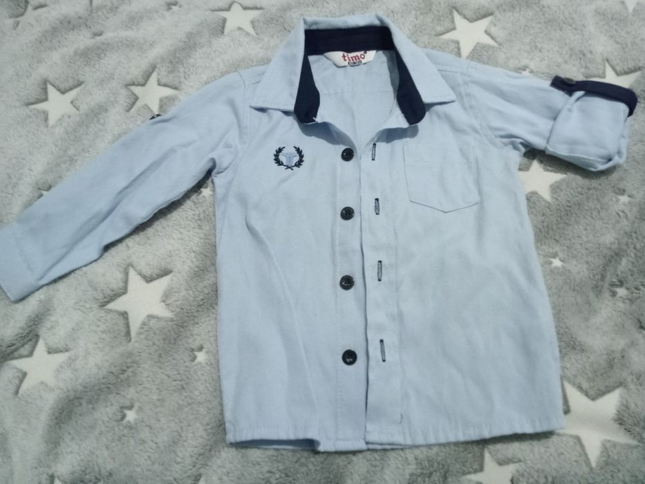 2 рубашки и жилетка до года