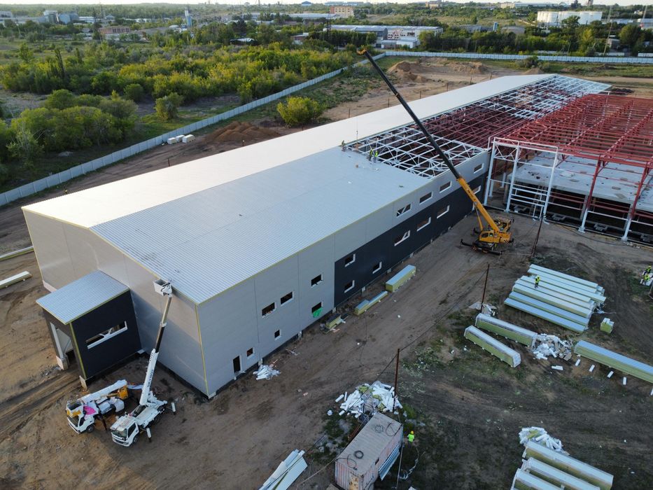 Монтаж  сэндвич панель