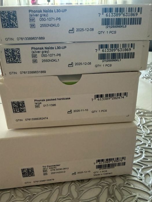 Aparat auditiv Phonak Naida L30-UP( silver gray)noi sigilate