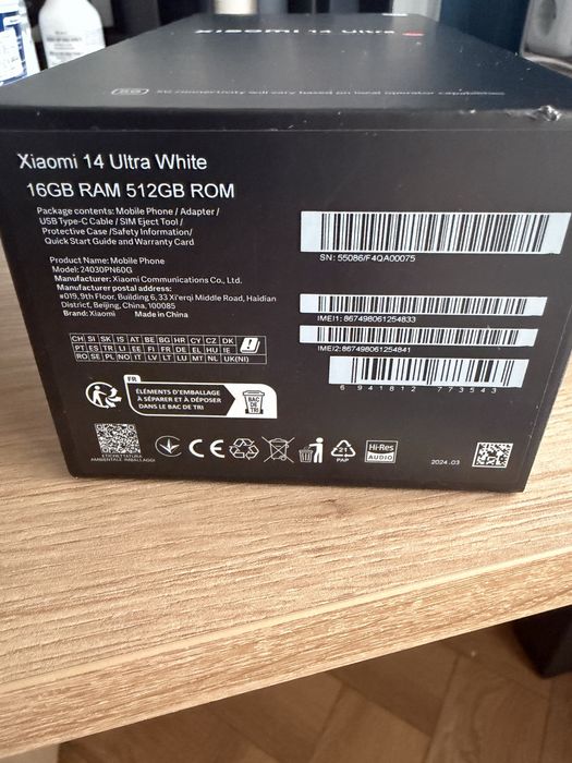 Xiaomi 14 ultra 512 gb