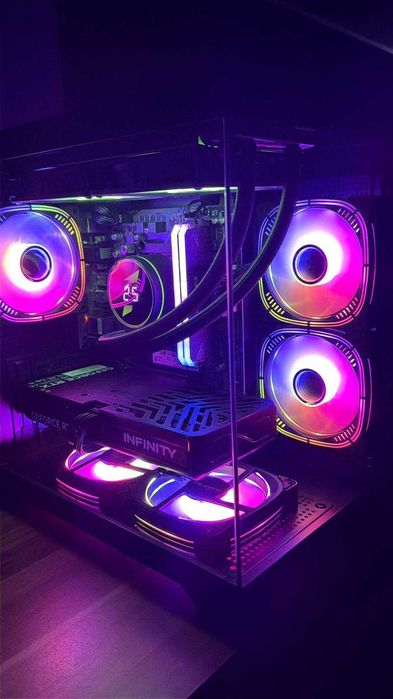 NOU-UNITATE PC SistemGAMING,AMD Ryzen 7 5700,32gb DDR4,RTX 5060,ssd1TB