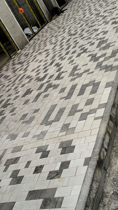 Брусчатка тротуарная плитка Кирпичик Евробрусчатка