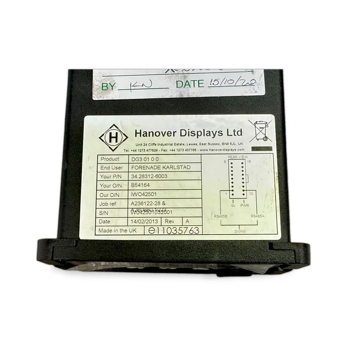 34283126003 Modul de control, Panoul cu numerele de rută de destinație HANOVER DISPLAYS MAN