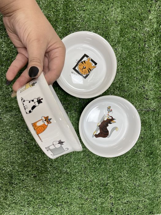 Керамические миски для кошек