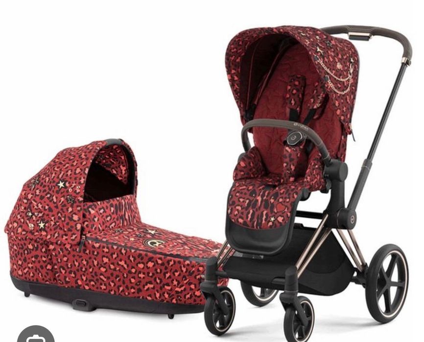 Пълен сет Cybex Priam 4 Rockstar Gold