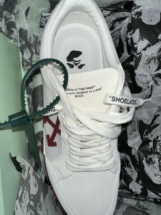 Обувки Off-White Low Vulcanised Suede Canvas