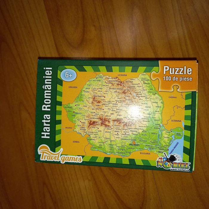 Puzzle Harta Romaniei