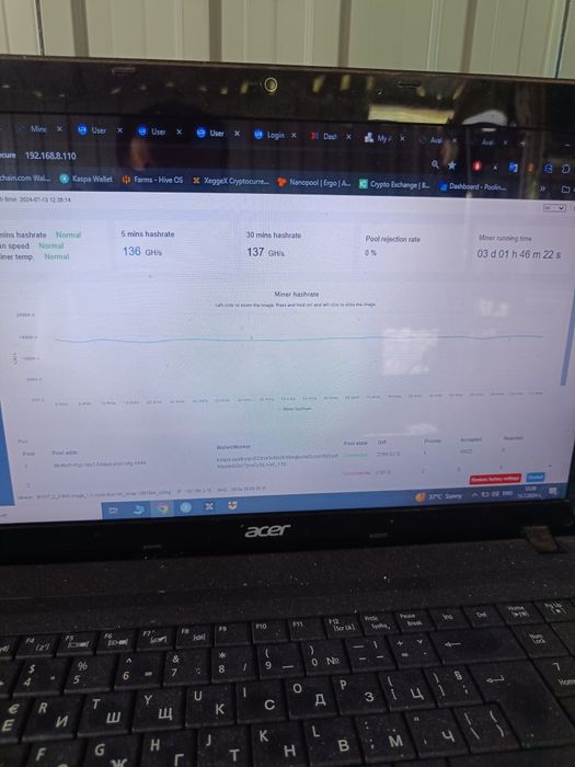 Kaspa miner Ks0 Pro, Ultra overclock