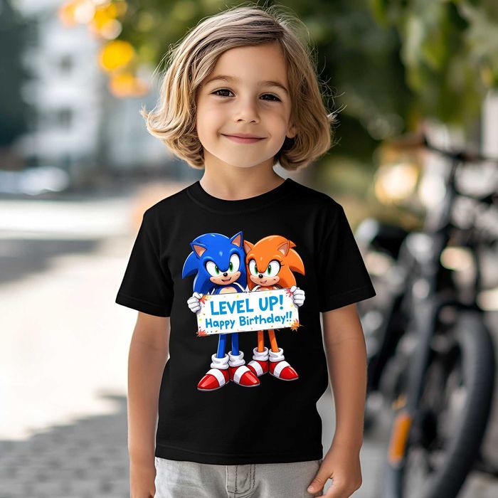 Детски тениски, Рожден ден, Соник, Sonic