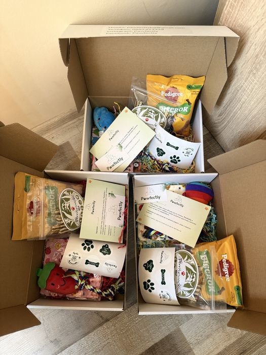 Подаръчна кутия с изненади за кученца