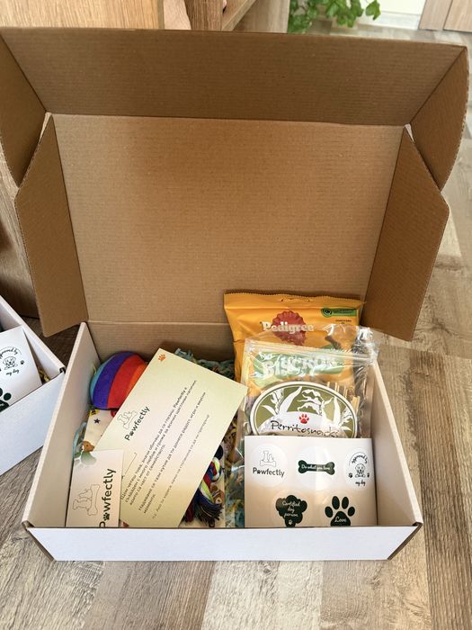 Подаръчна кутия с изненади за кученца