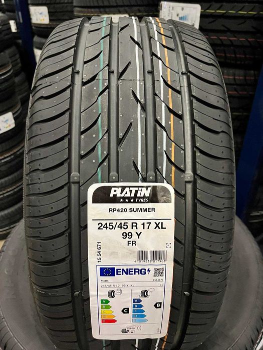 245/45/17 Летни гуми PLATIN 245/45 R17 XL  борд! Made in Germany DOT24
