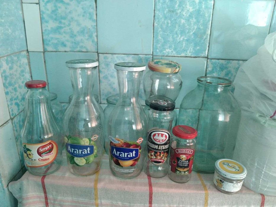 банки,  балоны, бутылки для консервации