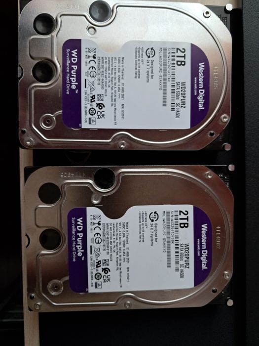 HDD WD Western Digital Purple 2 TB ideal pt NVR, DVR,  NAS
