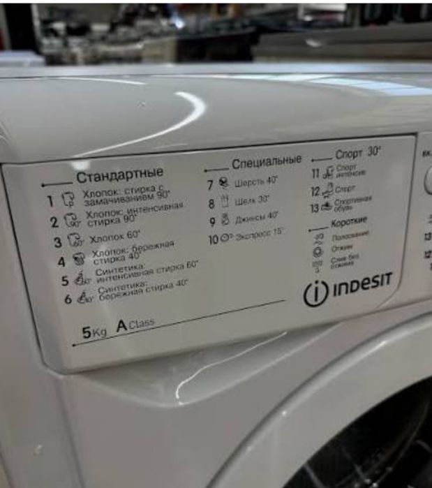 Indesit стиральная машинка