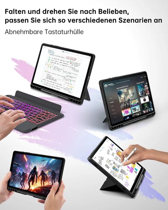 Ai Key Keyboard for Samsung Galaxy Tab S10 Lite/S10 FE/S9 FE/S9