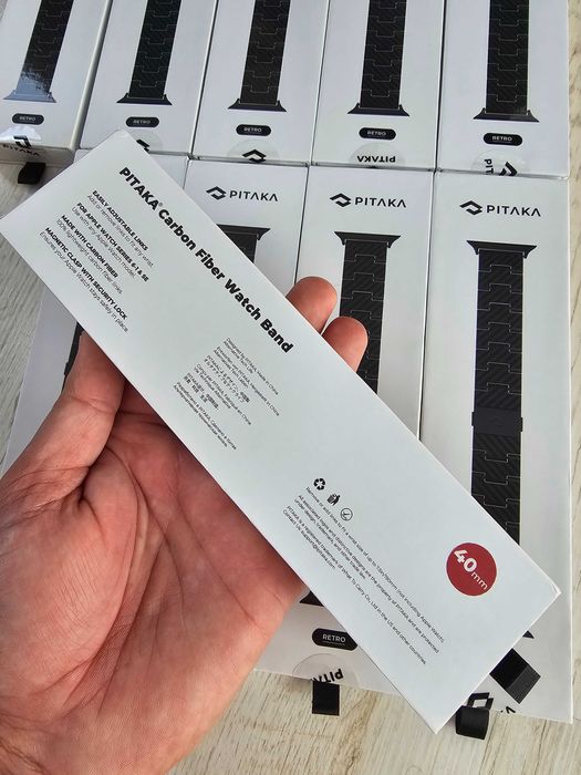 Pitaka Оригинални карбонови каишки за Apple Watch