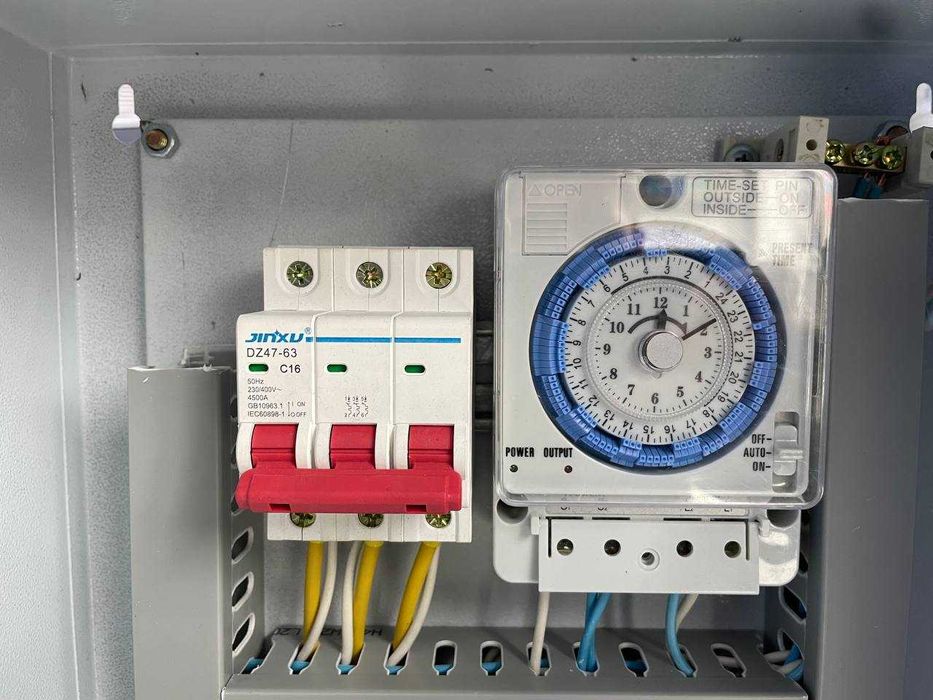 Avtomatik 3 Fazali Elektr Shit (Taymer + Himoya)