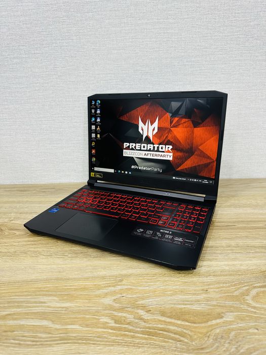 ACER Nitro Core i7-11Gen 16 Ядерный с Топовой Видеокартой RTX3050Ti