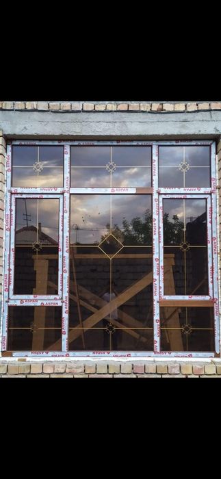 Пластик Есік Терезе Витраж