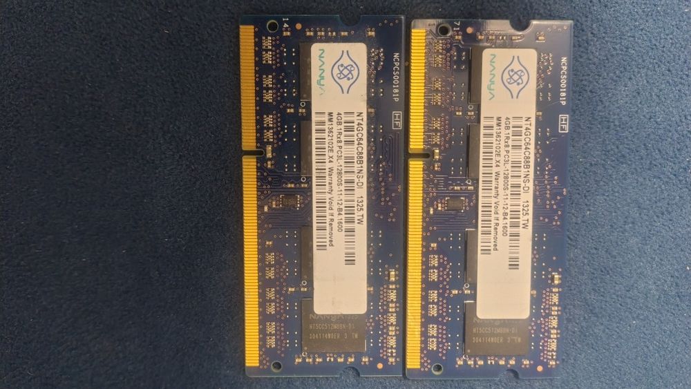 Kit Memorie  Laptop 8GB (2x4GB) diverse marci, DDR3L / DDR3
