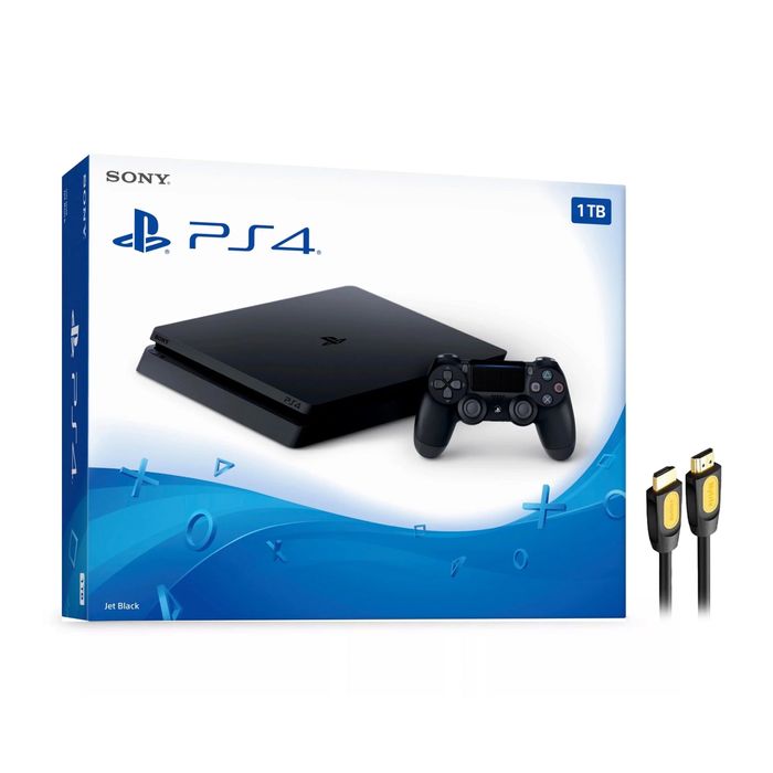 Ps4 Slim. 1TB 2 Контроллера (оригинал), HDMI Кабель