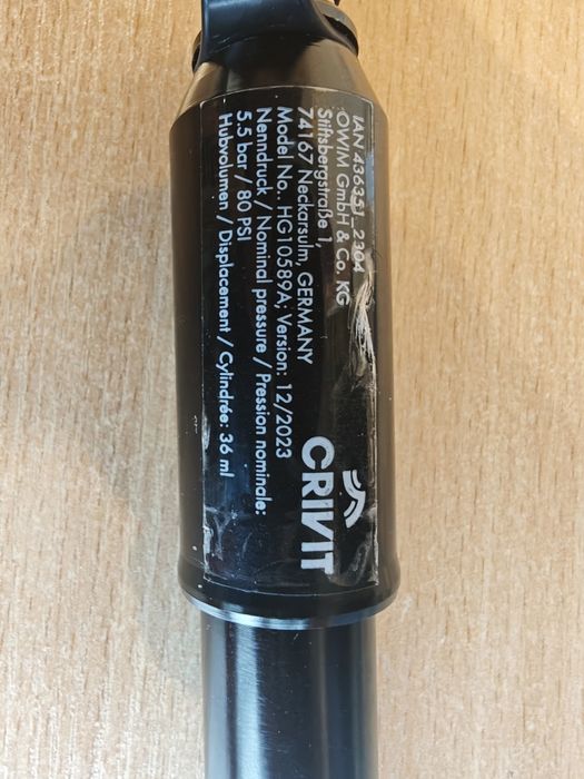 Помпа за велосипедни гуми Crivit