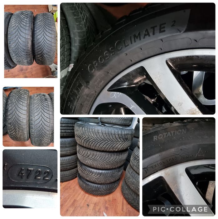 Jante 17, 4x100 / Renault + Anv.  Iarnă Michelin 205/55 R 17