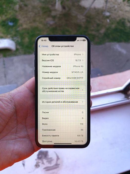 Iphone XS 64 tali LLA