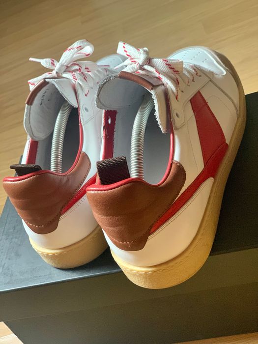 Adidasi barbati piele IL Passo cu cutie / pantofi sport albi