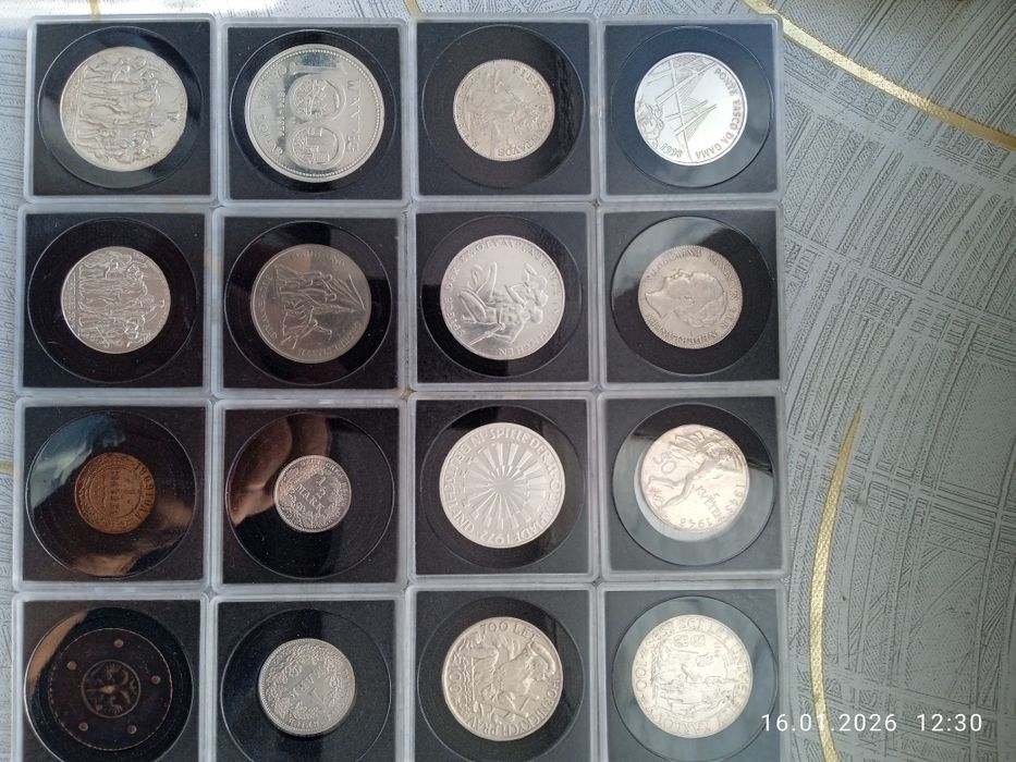 Продам монеты серебро,медь.