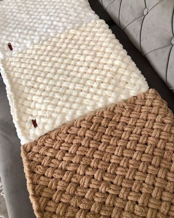 Плюшевый плед для новорожденных