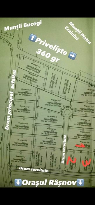 Teren generos 1.035 mp în Râșnov – Oportunitate investiție / Construcție - PROPRITAR