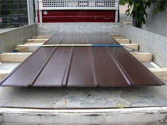 Облицовъчна пластифицирана  КАФЯВА ЛТ ламарина