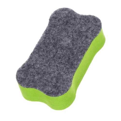 Магнитна дървена дъска на стойка, 2 лица, маркер, гъба и тебешири