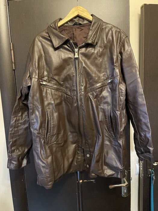 Продам военную кожанную куртку