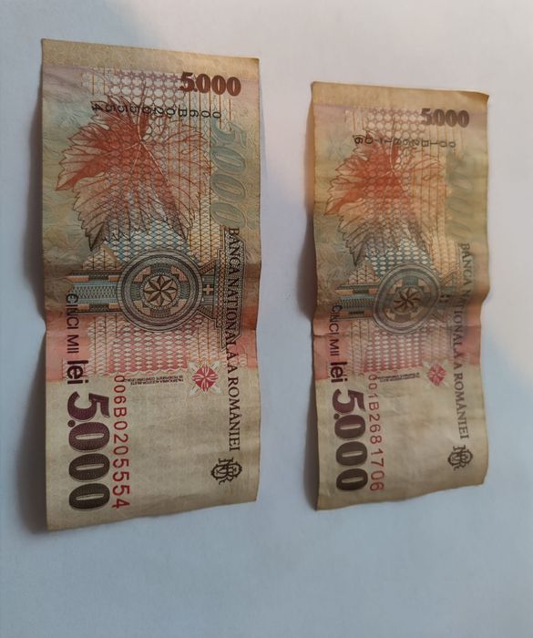 Bancnote 5000 lei 1998