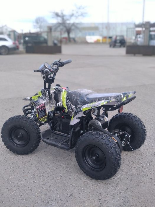 Детско Електрическо АТВ 800W с лед фарове , 25 км пробег и гаранция