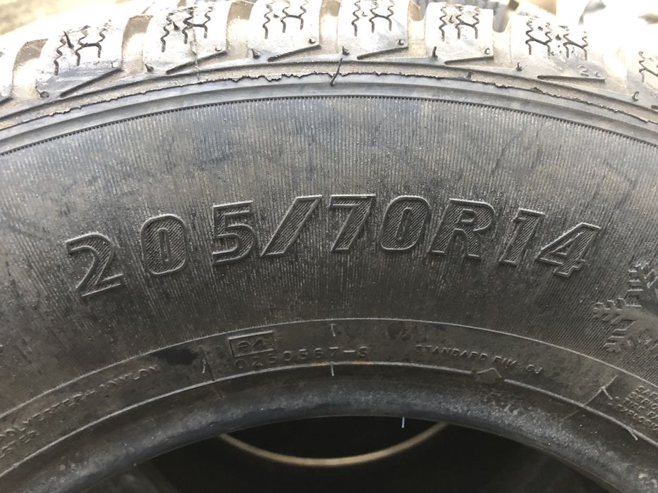 205/70/14 шины б/у из Германии