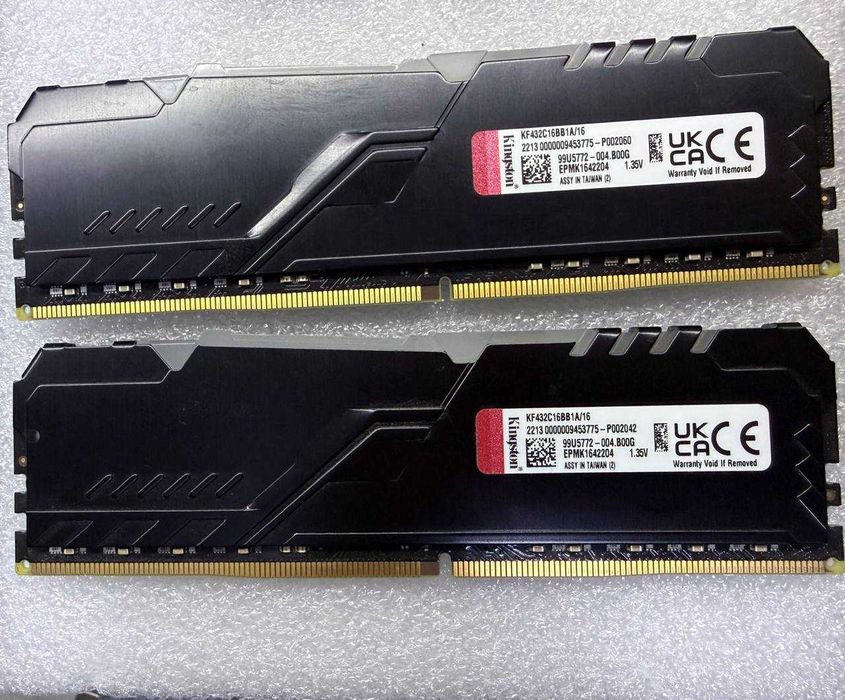 Kingston Fury 32GB (2×16) DDR4 3200MHz — $157
