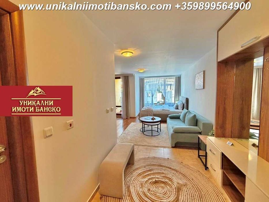 На 10 минути пеша от лифта! Едностаен апартамент за продажба в Банско
