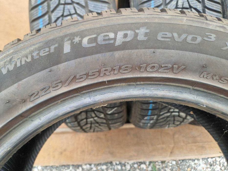 4 Hankook R18 225/55 Зимни гуми  DOT3723