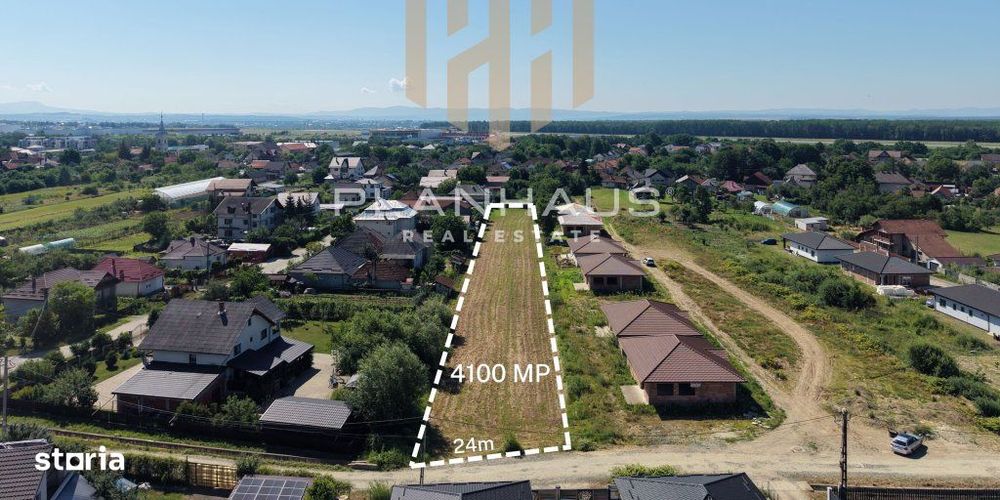 Teren intravilan, 4100 mp – Tăuții-Măgherăuș, zonă centrală rezidenția