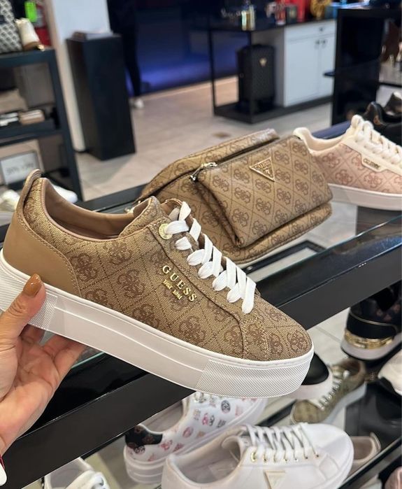 Guess кеды коричневые