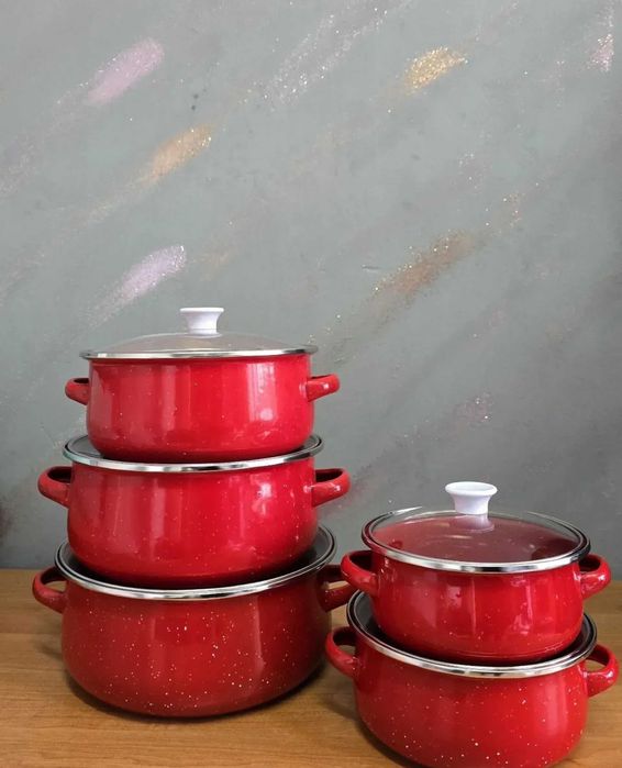 Промоция 1 + 1 тенджери  с комплект ножове